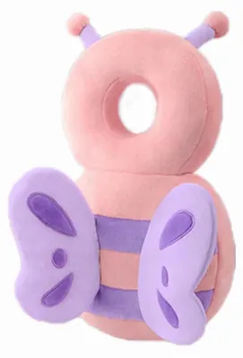 Produktbild von Babyhelmschutz Kopfschutz Rucksack - Verstellbar - Rosa - 2-in-1 für Kleinkinder von 6 Monaten bis 3 Jahren