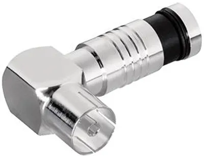 Produktbild von IEC-Winkelkompressionsbuchse für Kabel-Ø 6,8 - 7,2 mm vernickelt