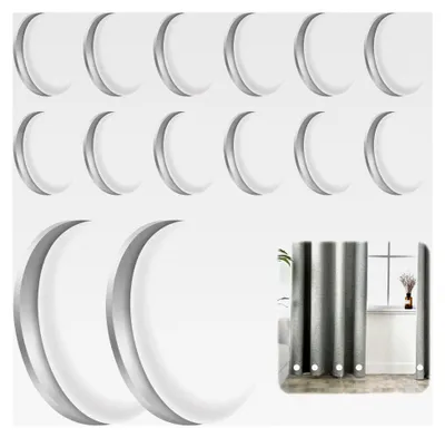 Produktbild von 14 Paar Magnetische Gewichte für Duschvorhänge, Runde Gewichte für Vorhänge, Magnetische Beschwerer für Gardinen und Tischdecken