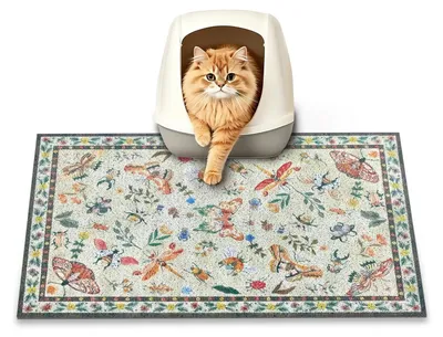Productafbeelding van Kattenmat - Waterdicht - Antislip - 60 x 40 cm