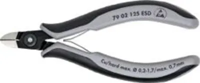 Image de Pince coupante de précision 125 mm n° 7902 ESD Knipex | 4003773061519
