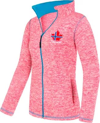 Produktbild von Nebulus Fleecejacke CHIOS Damen, warme Fleece Jacke, mit langem Full-Zip Reißverschluss, P5183 - Damen, pink-malibu, XXL/44