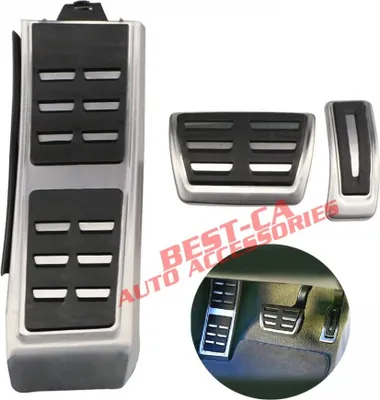 Produktbild von PEDALSET PEDALE PEDALKAPPEN FUßSTÜTZE SET AUTOMATIK FÜR AUDI A4 B8 8K A5 A6 4G A7 A8 Q3 Q5