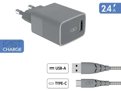 Produktbild von FORCE CASE FPCSCBLAC1.2MRG, Grau