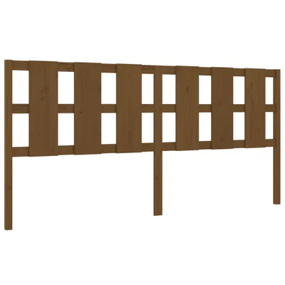 Produktbild von Bett-Kopfteil Honigbraun 205,5x4x100 cm Massivholz Kiefer