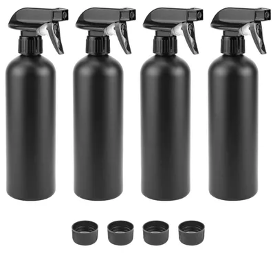 Obrázok produktu pre Rozprašovač 500 ml - Súprava 4 kusov - Odolný plast - Jemná rozprašovača - Vhodný na starostlivosť o vlasy/kvety - Opakovane použiteľný - Rozprašovač