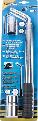 Produktbild von Pro Plus Radmutternschlüssel ausziehbar inkl Duplex Stecknüssen 17/19 21/23