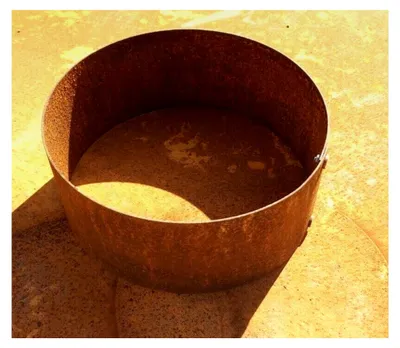Produktbild von Baumring Pflanzring Hochbeet Edelrost (63 cm Ø)