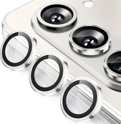 Immagine prodotto di Per Samsung Galaxy Z Fold7 5G alluminio protezione anello fotocamera + H9 vetro duro temperato argento