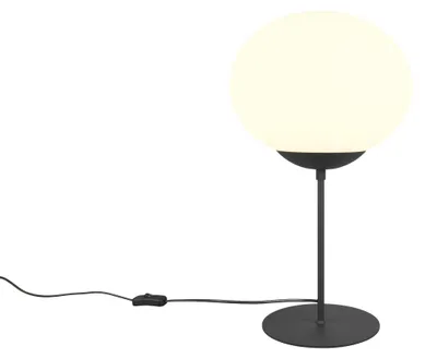 Obrázek produktu pro TRIO 563100132 FOMENTO stolná lampi?ka V520mm 1xE27 ?ierna matná, biela