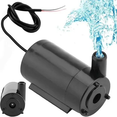 Obrázek produktu pro Tichá vodní pumpa, malá podvodní pumpa pro akvária a jezírka – kabel pro zahradní fontány a sochy, a také pro hydroponické systémy