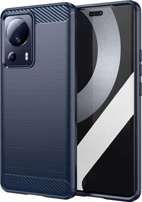 Produktbild von König Design Hülle kompatibel mit Xiaomi 13 Lite Kunststoff Soft Handyhülle - Handy Case Blau