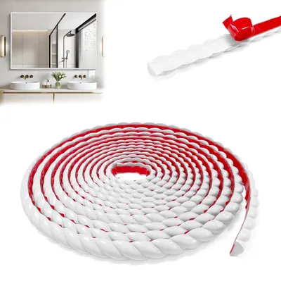 Zdjęcie produktu dla Omgoods - Elastyczne listwy dekoracyjne, samoprzylepne, PVC, 6 m x 15 mm