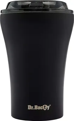 Zdjęcie produktu dla Kubek termiczny do kawy z powłoką ceramiczną Dr.Bacty Apollo 227ml - czarny
