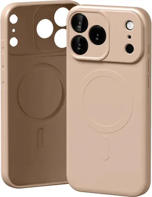 Zdjęcie produktu dla Etui Mercury Semi-Silicone Magsafe Do Iphone 17 Pro Max Różowo-Piaskowy