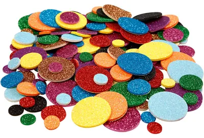 Produktbild von Moosgummikreise, D 12+20+32 mm, 1000 Stk/ 1 Pck [HOB-79022]