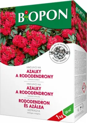 Produktbild von Hnojivo BIOPON na azalky a rododendrony 1kg + elixír ZDARMA