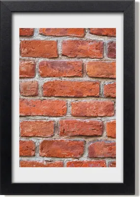 Produktbild von Bild 20x30 MDF-Rahmen, Wandkunst Backsteinmauer