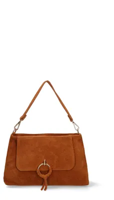 Produktbild von Damenhandtasche, Umhängetasche, aus 100% Kalbsleder, hergestellt in Italien, Farbe: Himmelblau, Modell: Bordeaux