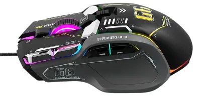 Immagine prodotto di Mouse da gaming meccanica con 12 pulsanti e illuminazione RGB