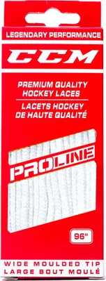 Image de CCM Lacets PROLINE, Large - Blanc, Taille : 305 cm