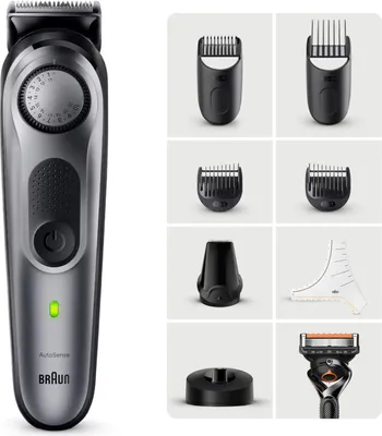 Produktbild von Braun BT7420 BeardTrimmer - Zastrihávač fúzov - sivý
