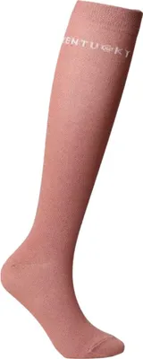 Image de Kentucky Horsewear Chaussettes scintillantes Lot de 3 Chaussettes d'équitation Vieux rose 35-40