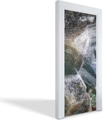 Produktbild von Türfolien Design Selbstklebende Wandsticker Türtapeten - Kristall-Nahaufnahme - 85 x 205 cm