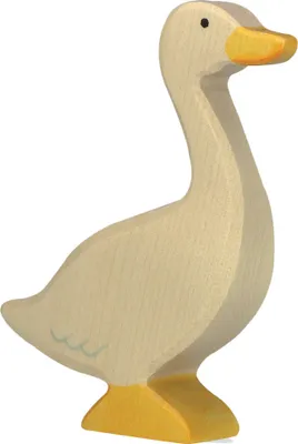 Produktbild von Gans stehend Bauernhof Holzfigur Holzspielzeug von Holztiger