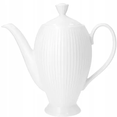 Obrázok produktu pre Chodzież Dalia Biała, porcelánová kávová kanvica, objem 1,3 l