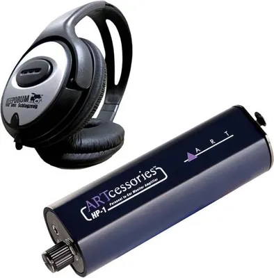 Immagine prodotto di Amplificatore per cuffie ART HP-1 con cuffie