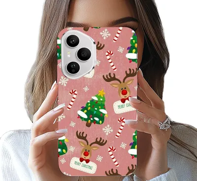 Produktbild von Etui Do Honor 400 Pro - Świąteczne Renifery Choinki Laska Wzory