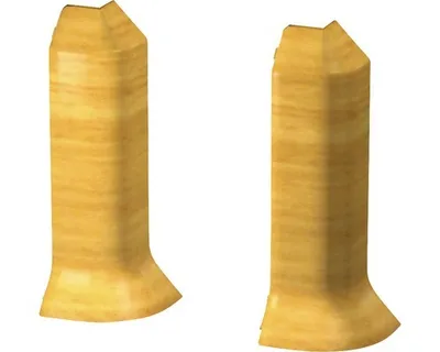 Produktbild von Prinz Außenecken für Hartschaum-Sockelleiste 60 mm Eiche hell