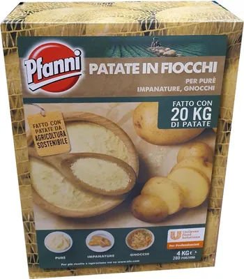 Produktbild von Pfanni preparato per pure' di patate in fiocchi confezione da 4 kg (1000042928)