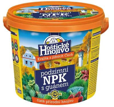Produktbild von Hnojivo HOŠTICKÉ NPK podzimní s guánem 4,5kg