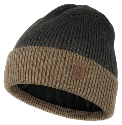 Produktbild von Strickmütze Herren mit Fleece-Futter Einheitsgröße Tie-dyed Khaki