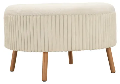 Obrázok produktu pre Stolička Goteborg 83 x 56 x 83 cm MDF Polyester Biela Hnedá