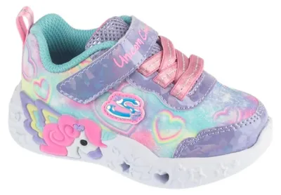 Image de Skechers WIP 303064N-LVMT in Lavender Sparkle Mesh/Multi Trim color size 23