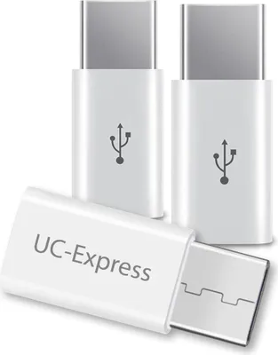 Three USB adapters are shown against a white background.