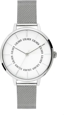 Produktbild von s.Oliver Damen Uhr Armbanduhr Edelstahl SO-3696-MQ