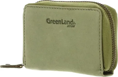 Produktbild von GreenLand Nature Leder Kartenetui Card Case Pistachio grün
