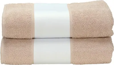 Immagine prodotto di A&R AR087 | SUBLI-Me® Big Towel - Asciugamano da bagno - 100 x 210 cm - Colore: Sabbia - Dimensioni: 100 x 210 cm