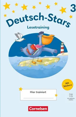 Produktbild von Deutsch-Stars 3. Schuljahr - Lesetraining Ausgabe 2025 - Übungsheft