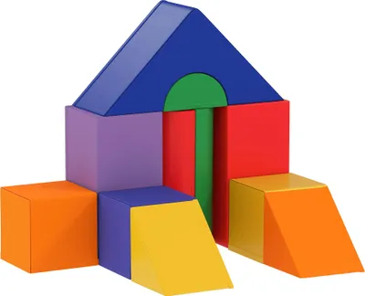 Produktbild von Bunte Schaumstoff-Spielklötze für Kinder 1-3 Jahre, 11-teiliges Set