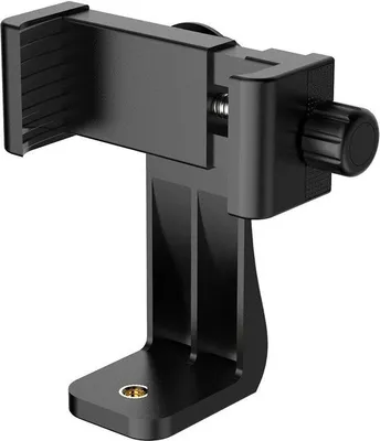 Produktbild von Universal Smartphone Stativ Adapter Handyhalter Halterung für iPhone iPad schwarz
