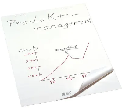 Immagine prodotto di Ursus Green 608580000 5er Flip Chart 68x99cm 20 Blatt 80g/qm blank