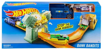 Produktbild von Hot Wheels Bank Bandits Blast Trackset