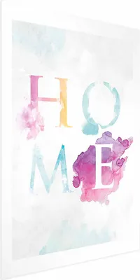 Produktbild von Posterpapier Poster - Rainbow Home 29.7x42 cm Text m-A-0751-ao-a
