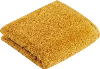 Produktbild von Vossen Handtuch Vegan Life" curry 60x110 cm"