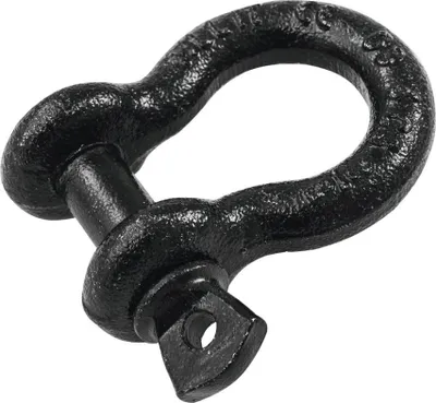 Produktbild von SAFETEX Schäkel 10mm schwarz mit Schraubbolzen